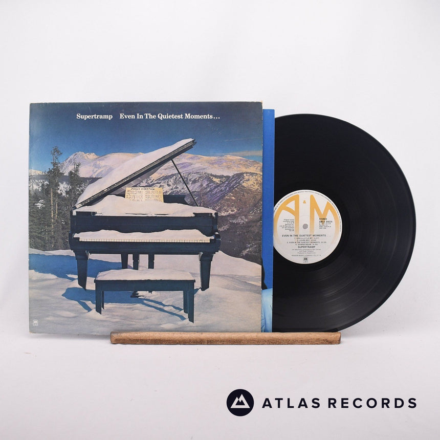 Supertramp Even In The Quietest Moments... LP Vinyl Record - Front Cover & Record