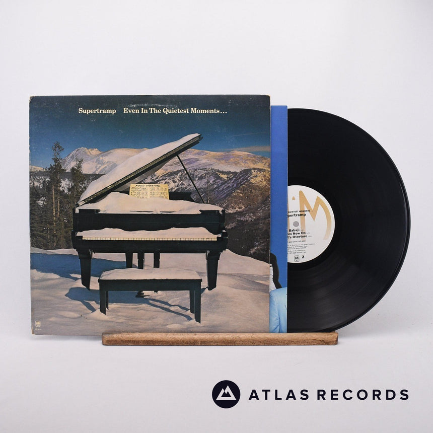 Supertramp Even In The Quietest Moments... LP Vinyl Record - Front Cover & Record