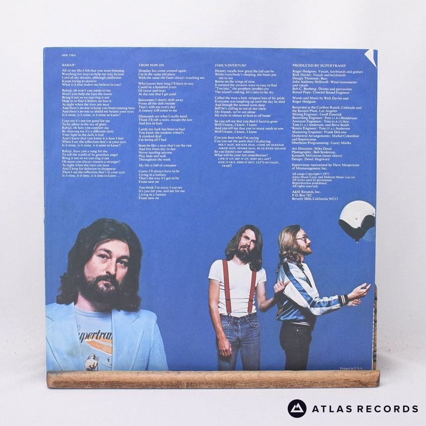 Supertramp - Even In The Quietest Moments... - LP Vinyl Record - VG+/VG+