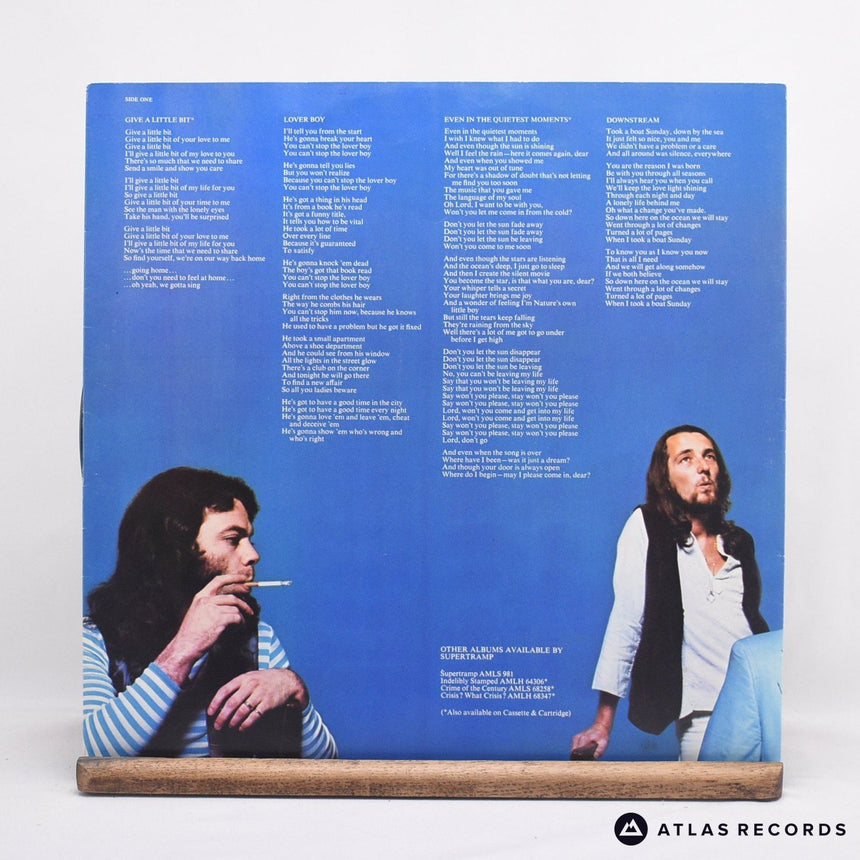Supertramp - Even In The Quietest Moments... - LP Vinyl Record - EX/VG+