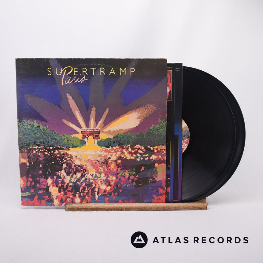 Supertramp Paris 2 x LP Vinyl Record - Front Cover & Record