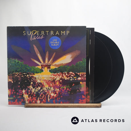 Supertramp Paris Double LP Vinyl Record - Front Cover & Record