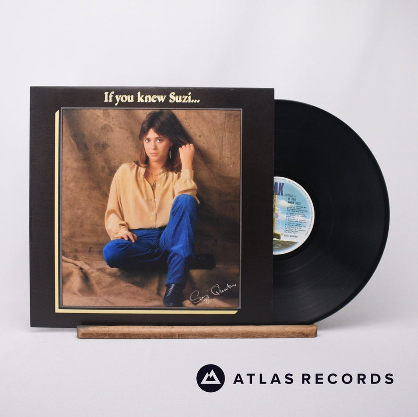 Suzi Quatro - If You Knew Suzi... - Textured Sleeve LP Vinyl Record - EX/EX