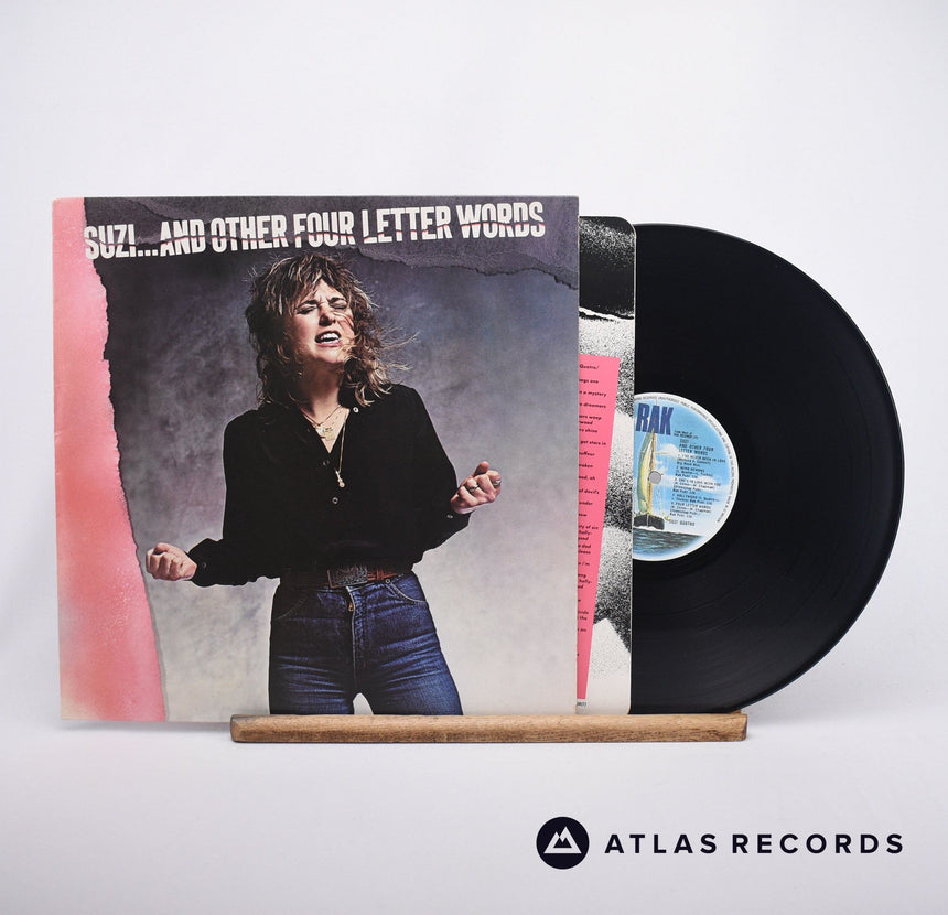 Suzi Quatro Suzi... And Other Four Letter Words LP Vinyl Record - Front Cover & Record