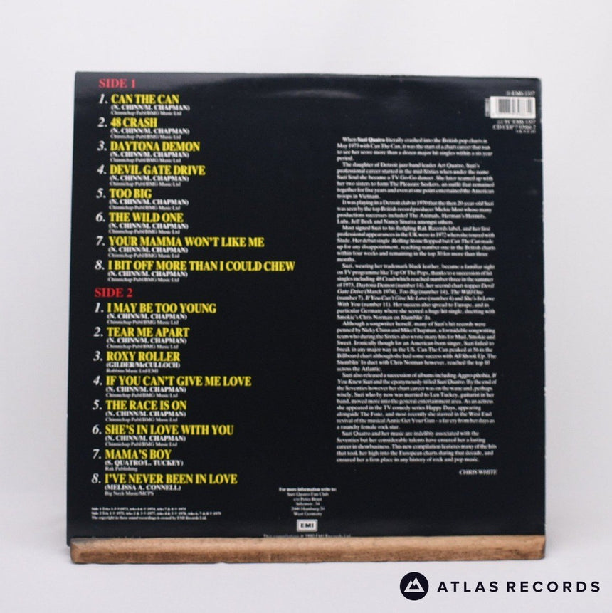 Suzi Quatro - The Wild One: The Greatest Hits - A-1 B-1 LP Vinyl Record - EX/EX