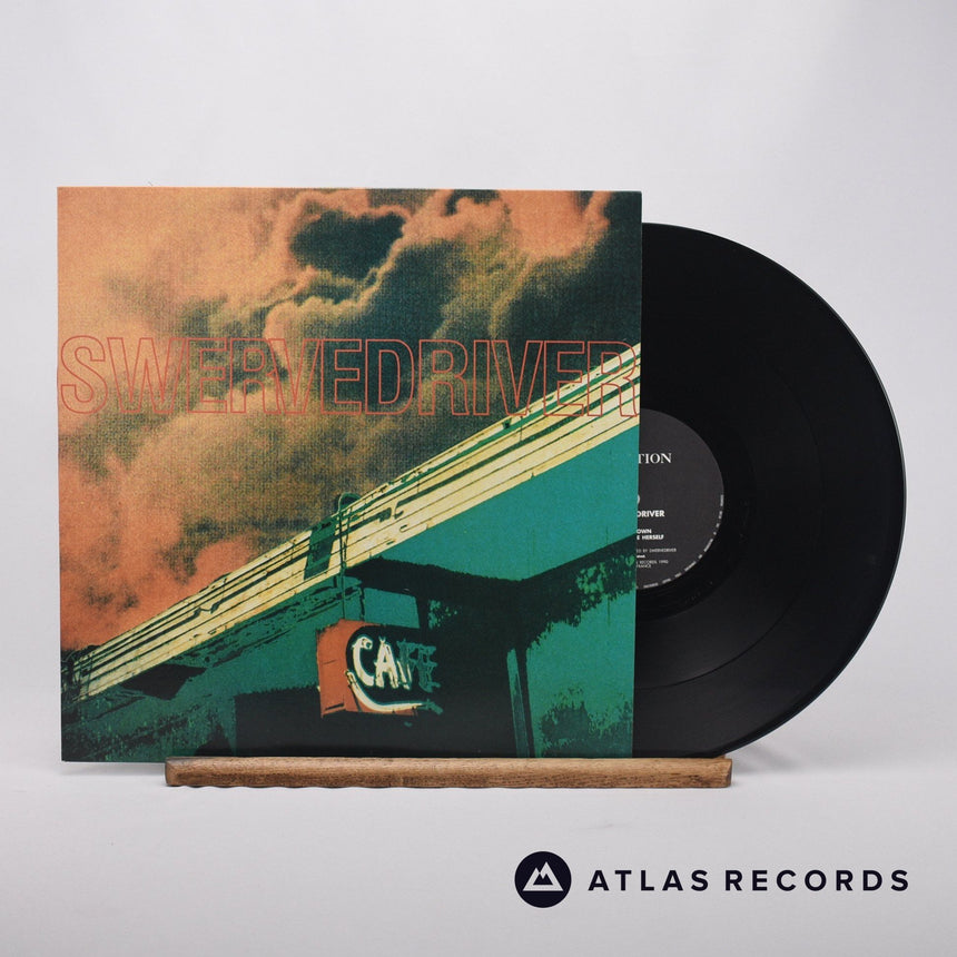 Swervedriver Rave Down 12" Vinyl Record - Front Cover & Record