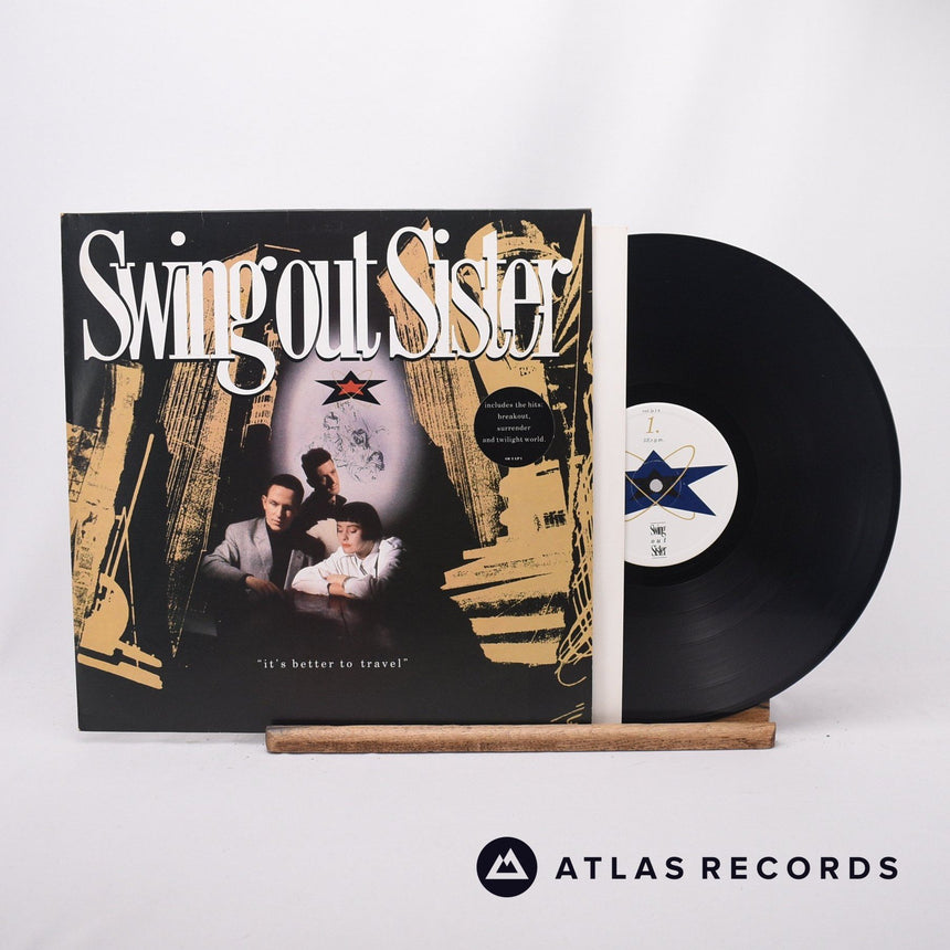 Swing Out Sister It's Better To Travel LP Vinyl Record - Front Cover & Record
