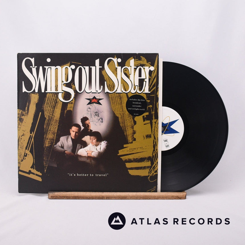 Swing Out Sister It's Better To Travel LP Vinyl Record - Front Cover & Record