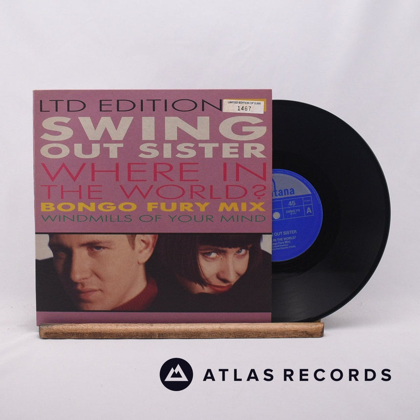 Swing Out Sister Where In The World 10" Vinyl Record - Front Cover & Record