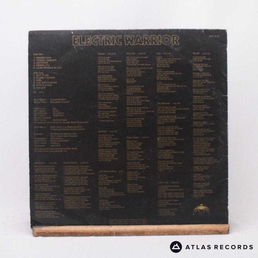 T. Rex - Electric Warrior - Porky Repress A-2U B-2U LP Vinyl Record - VG/VG+