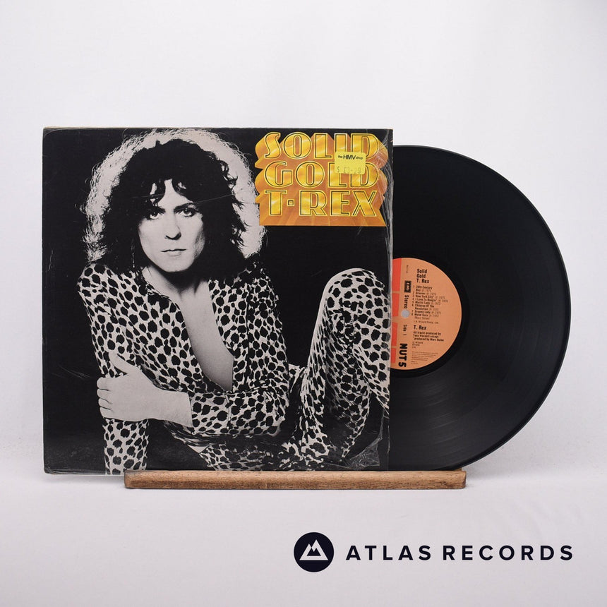 T. Rex Solid Gold LP Vinyl Record - Front Cover & Record