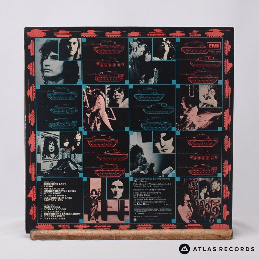 T. Rex - Tanx - A-1 B-2 LP Vinyl Record - VG+/VG+