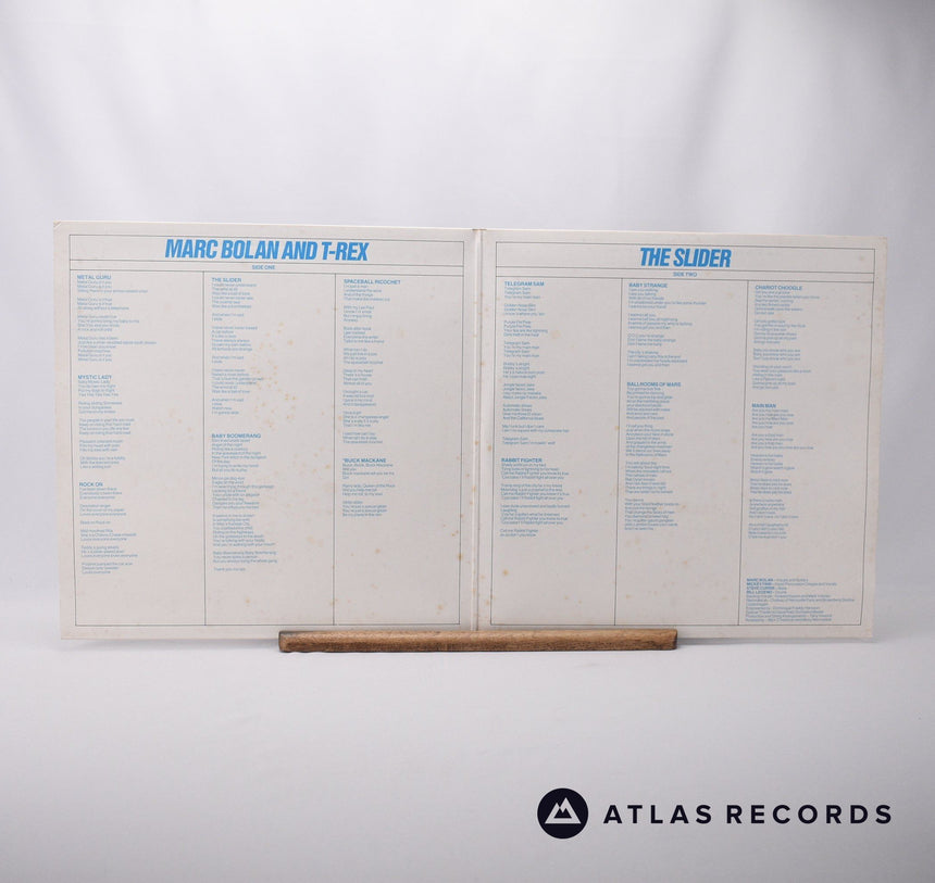 T. Rex - The Slider - Reissue A1 B1 A1 B1 12" + LP Vinyl Record - VG+/VG+
