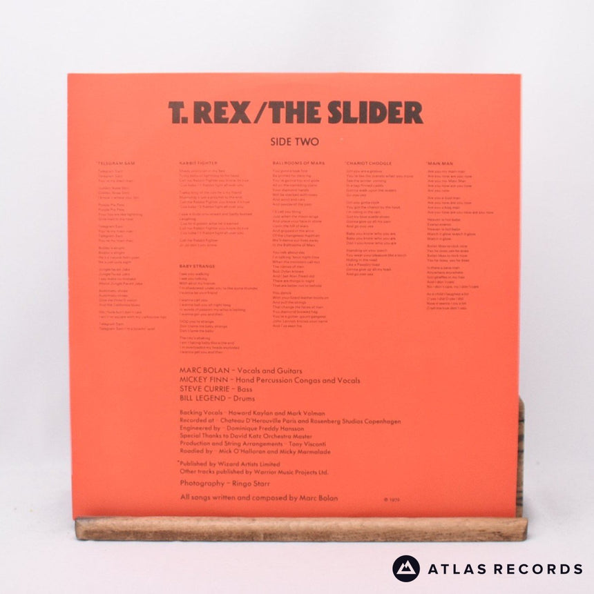 T. Rex - The Slider - First Press A-2 B-2 LP Vinyl Record - VG+/EX