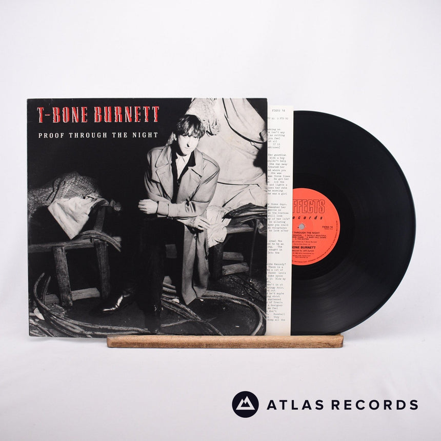 T-Bone Burnett Proof Through The Night LP Vinyl Record - Front Cover & Record