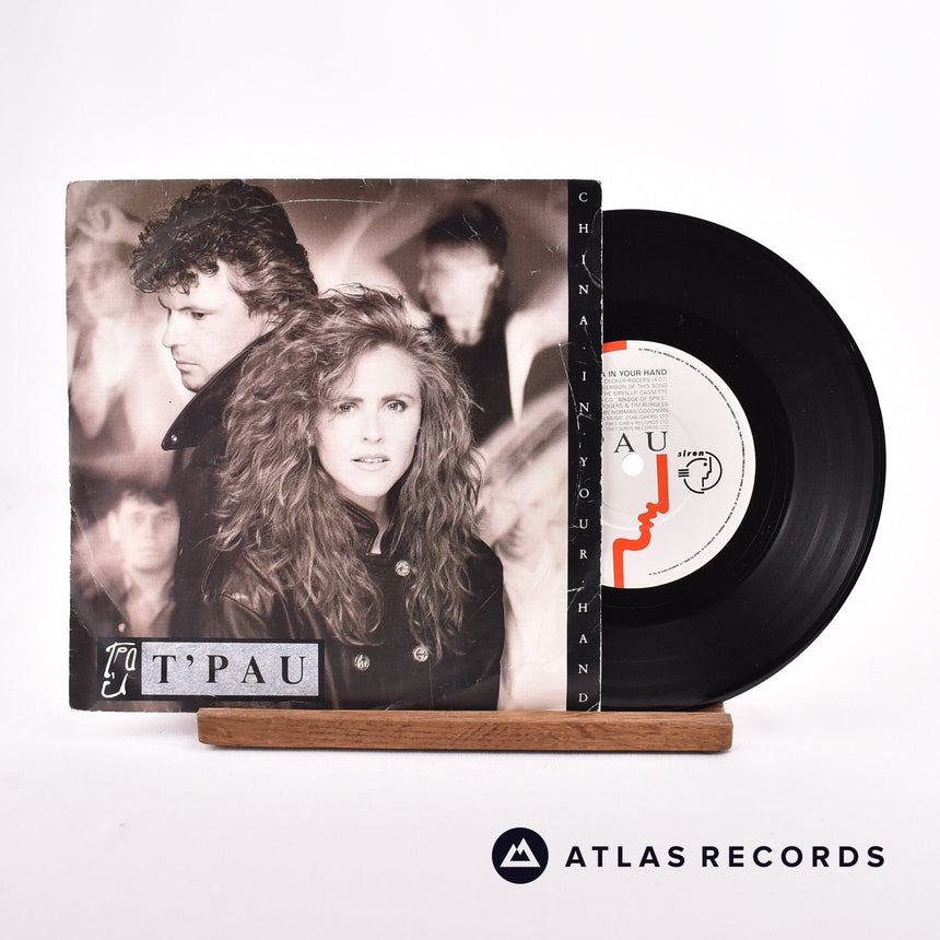 T'Pau China In Your Hand 7" Vinyl Record - Front Cover & Record