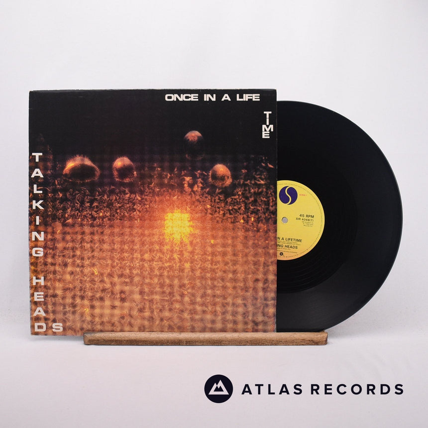 Talking Heads Once In A Lifetime 12" Vinyl Record - Front Cover & Record