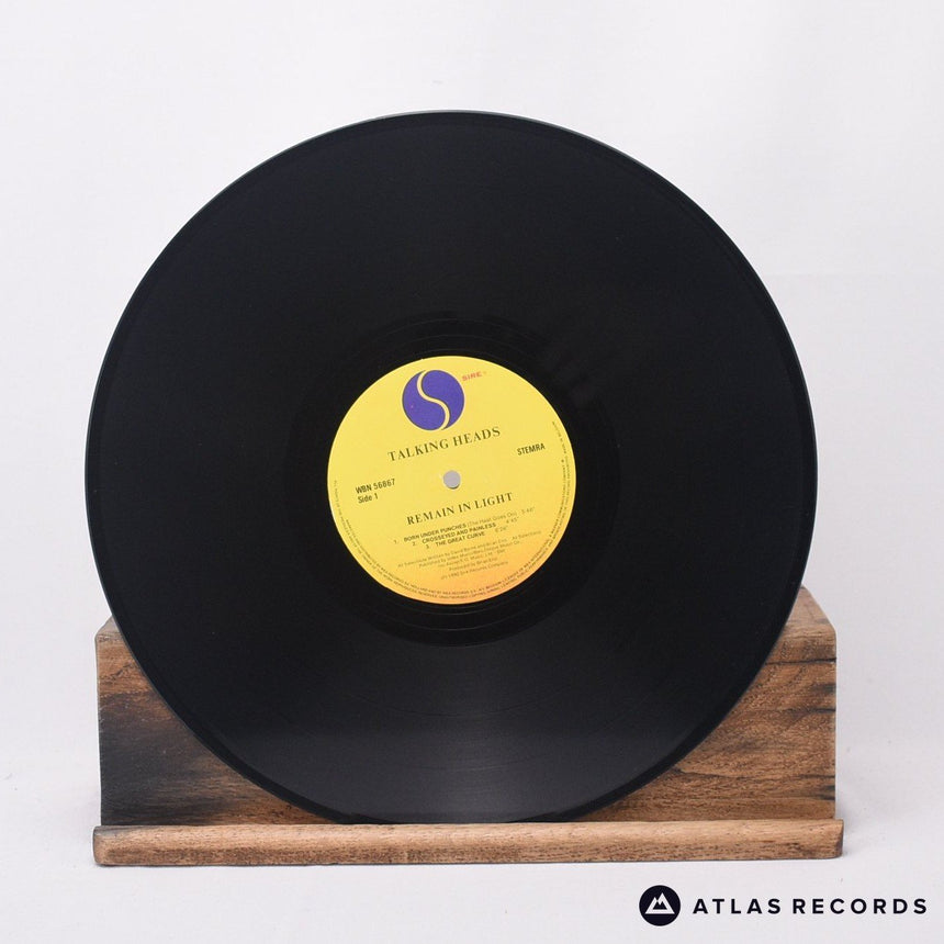 Talking Heads - Remain In Light - Lyric Sheet LP Vinyl Record - EX/VG+