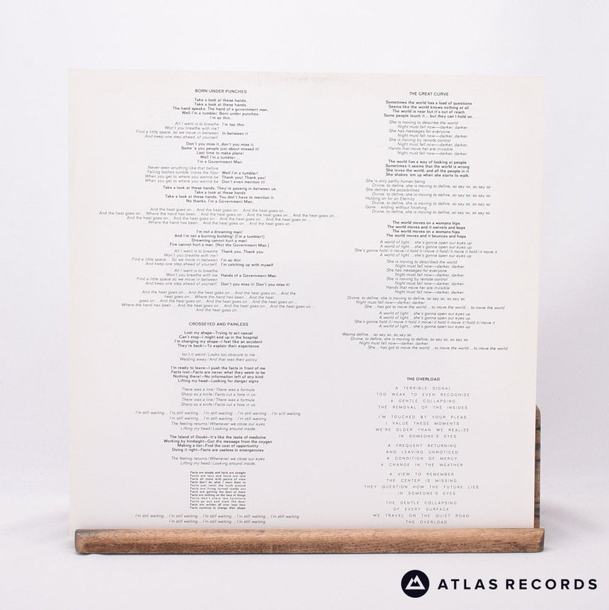 Talking Heads - Remain In Light - Lyric Sheet Reissue LP Vinyl Record - EX/VG+