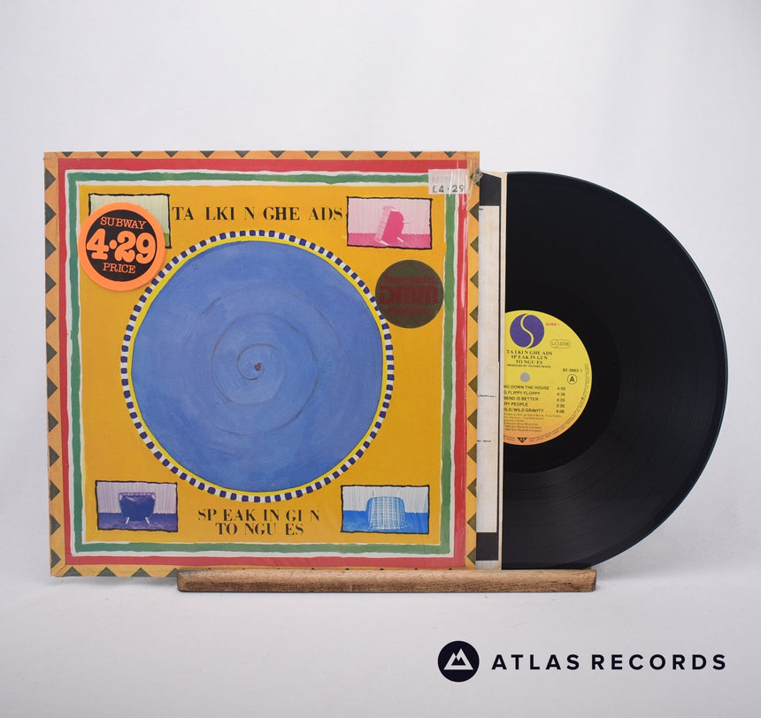 Talking Heads Speaking In Tongues LP Vinyl Record - Front Cover & Record