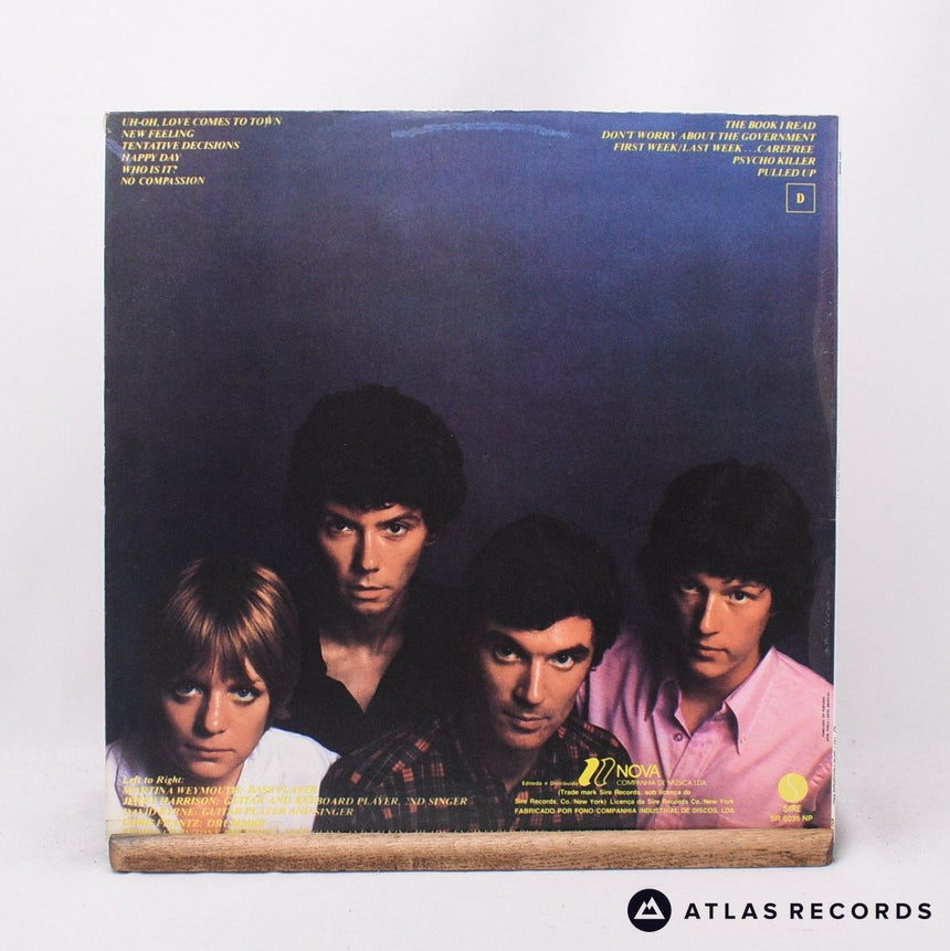 Talking Heads - Talking Heads: 77 - A B LP Vinyl Record - VG+/EX