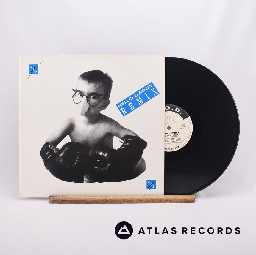 Tambourines Hello Daddy 12" Vinyl Record - Front Cover & Record