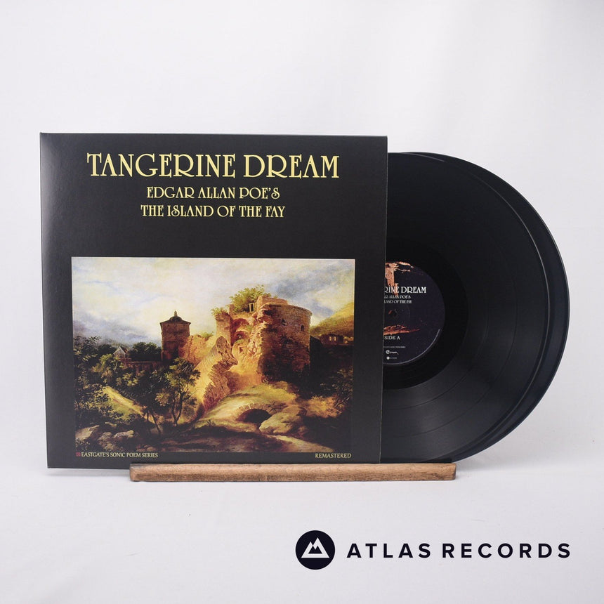 Tangerine Dream Edgar Allan Poe's The Island Of The Fay 2 x LP Vinyl Record - Front Cover & Record