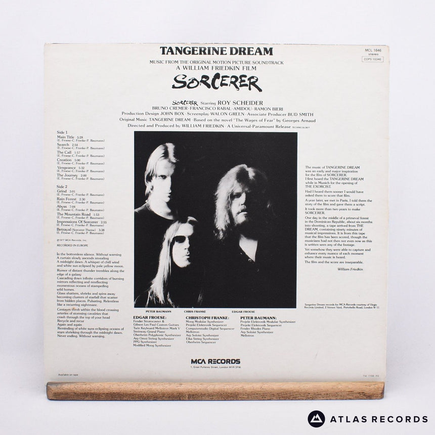 Tangerine Dream - Sorcerer - Reissue LP Vinyl Record - VG+/VG+