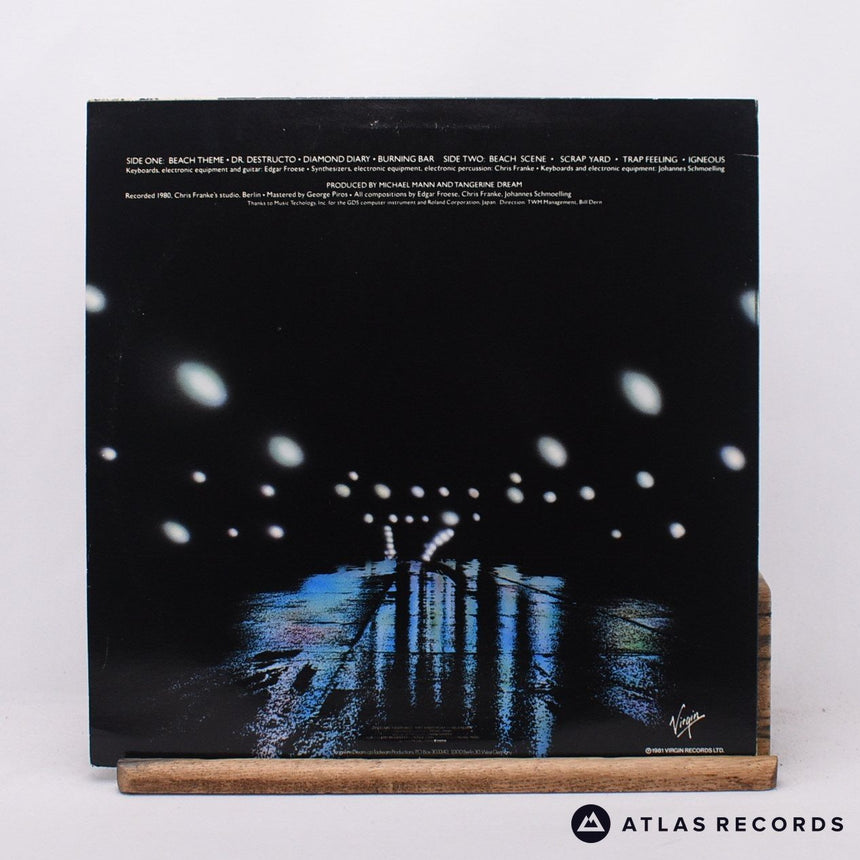 Tangerine Dream - Thief - LP Vinyl Record - VG+/EX