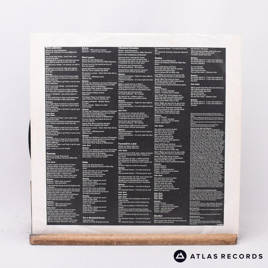 Tankard - Chemical Invasion - A B LP Vinyl Record - EX/EX