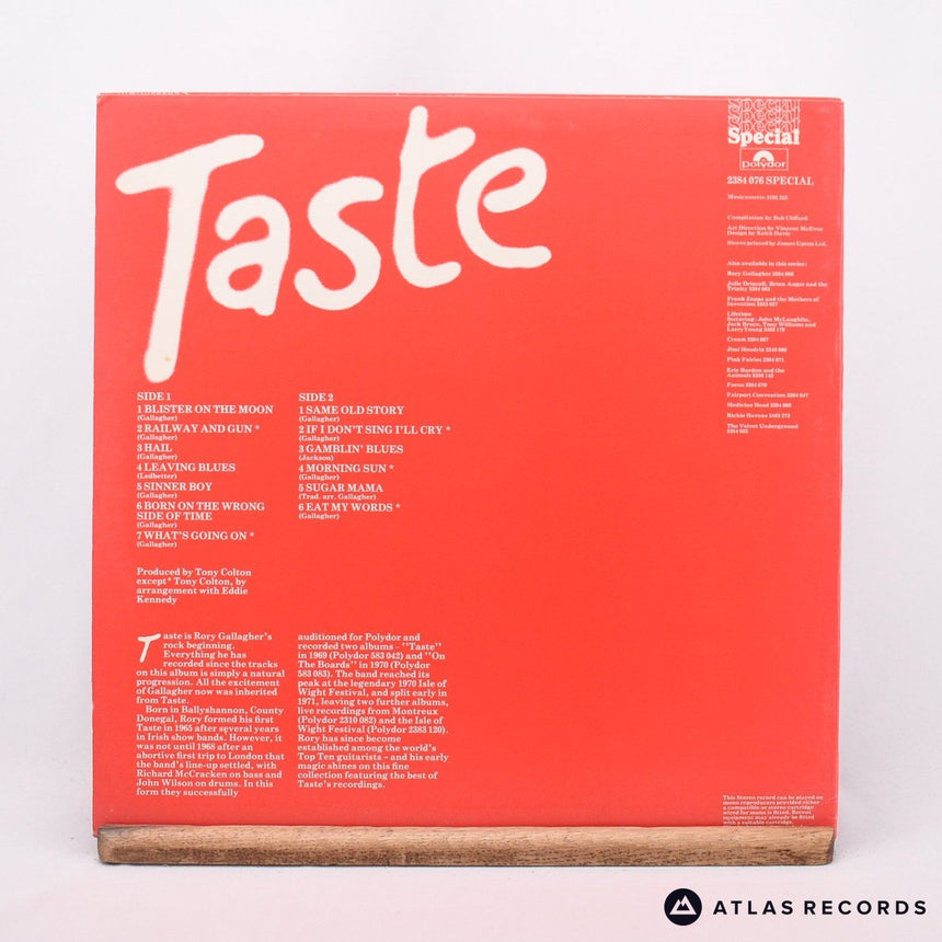 Taste - Taste - Reissue A//1 B//2 LP Vinyl Record - EX/NM