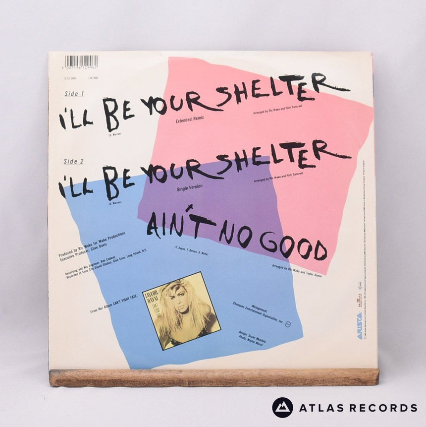 Taylor Dayne - I'll Be Your Shelter - Signed 12" Vinyl Record - EX/EX