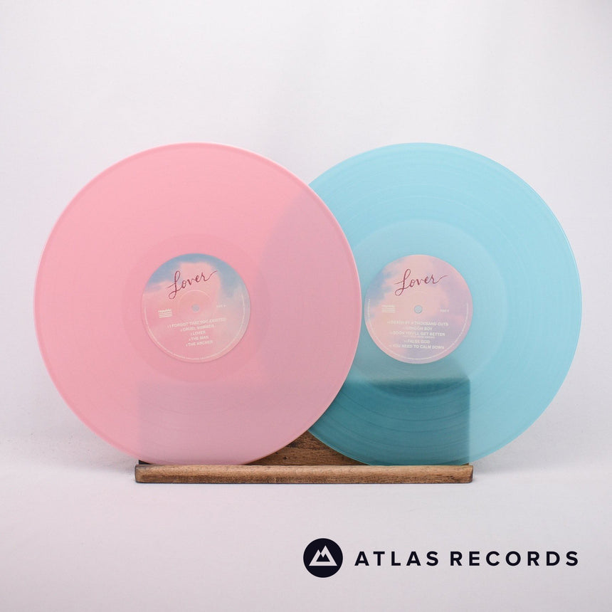 Taylor Swift - Lover - Blue Translucent Pink 2 x LP Vinyl Record - NM/NM