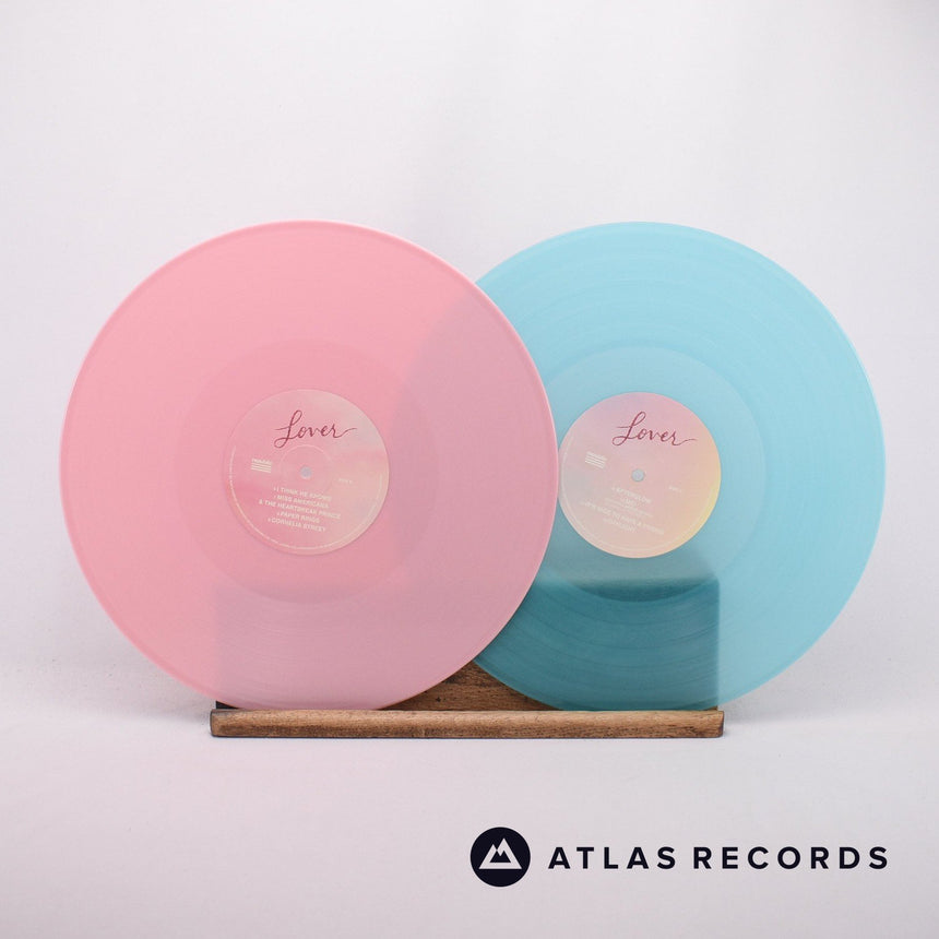 Taylor Swift - Lover - Blue Translucent Pink 2 x LP Vinyl Record - NM/NM