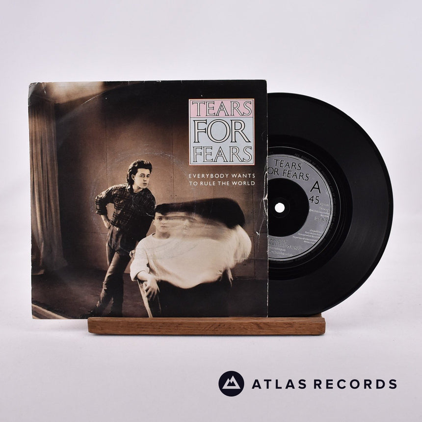 Tears For Fears Everybody Wants To Rule The World 7" Vinyl Record - Front Cover & Record