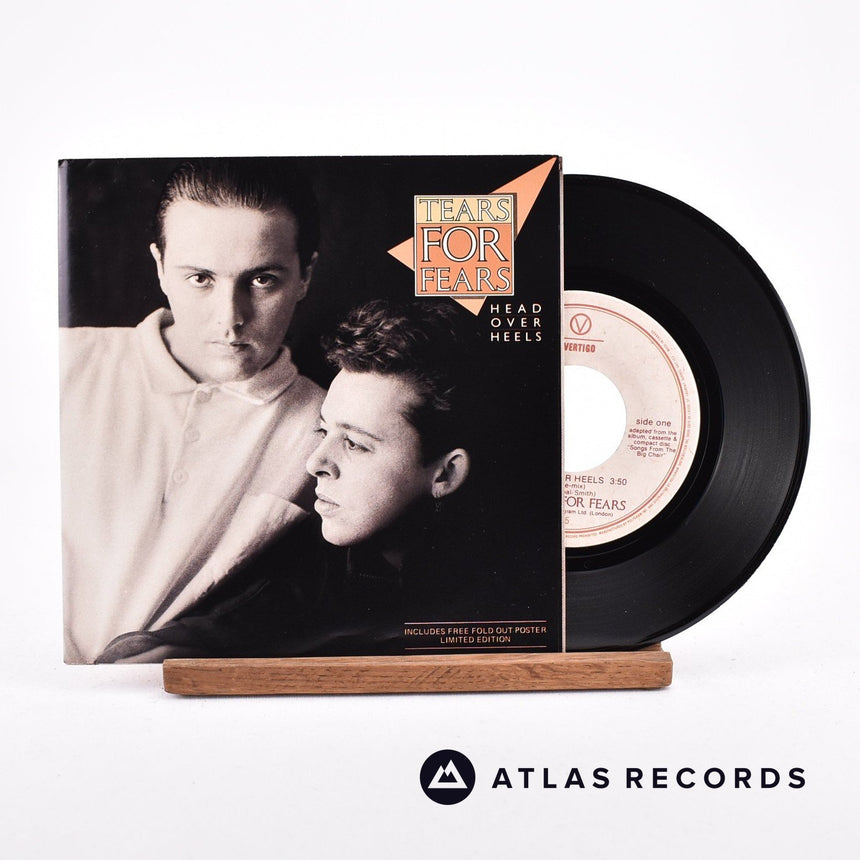 Tears For Fears Head Over Heels 7" Vinyl Record - Front Cover & Record
