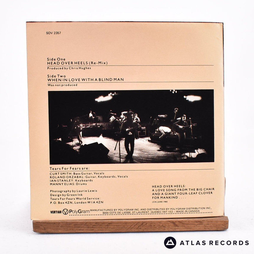 Tears For Fears - Head Over Heels - 7" Vinyl Record - VG+/EX