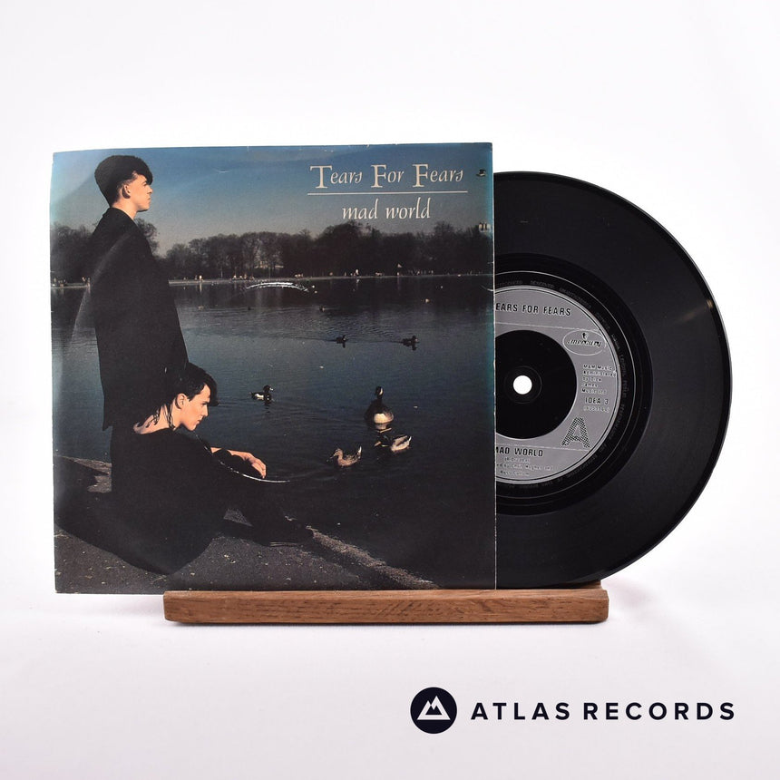 Tears For Fears Mad World 7" Vinyl Record - Front Cover & Record