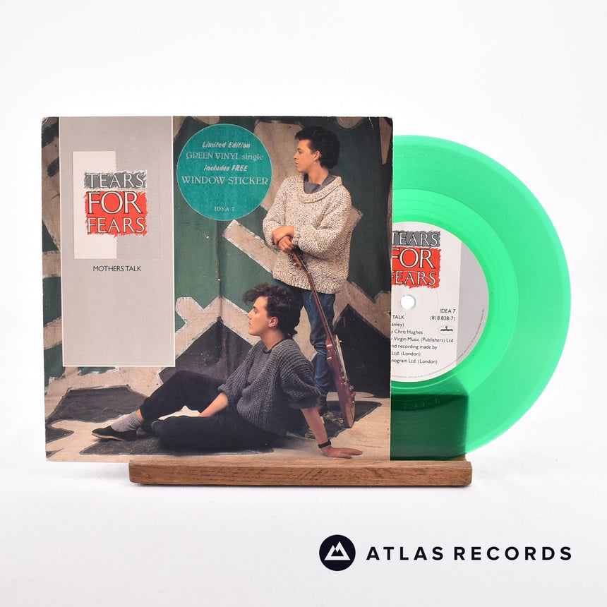 Tears For Fears Mothers Talk 7" Vinyl Record - Front Cover & Record