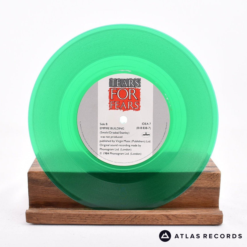 Tears For Fears - Mothers Talk - Green Limited Edition 7" Vinyl Record - VG+/VG+