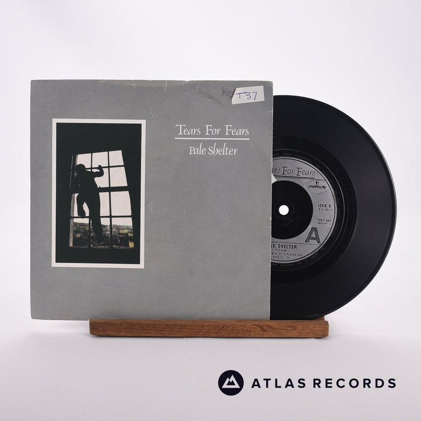 Tears For Fears Pale Shelter 7" Vinyl Record - Front Cover & Record