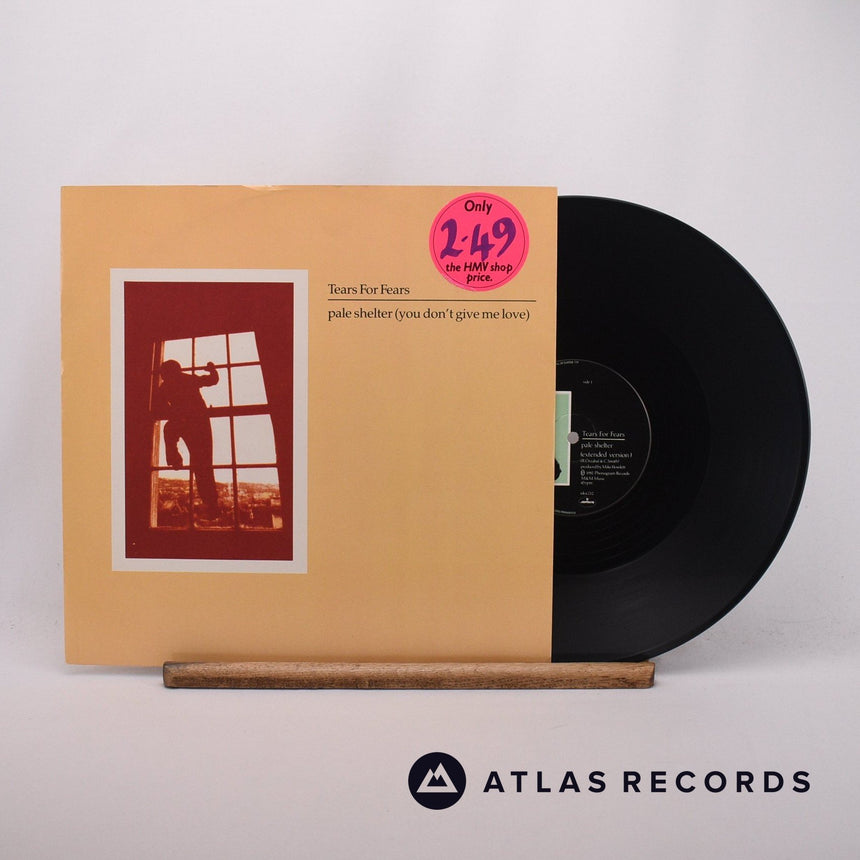 Tears For Fears Pale Shelter 12" Vinyl Record - Front Cover & Record