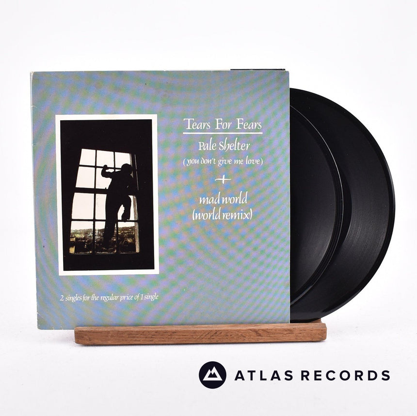 Tears For Fears Pale Shelter 2 x 7" Vinyl Record - Front Cover & Record