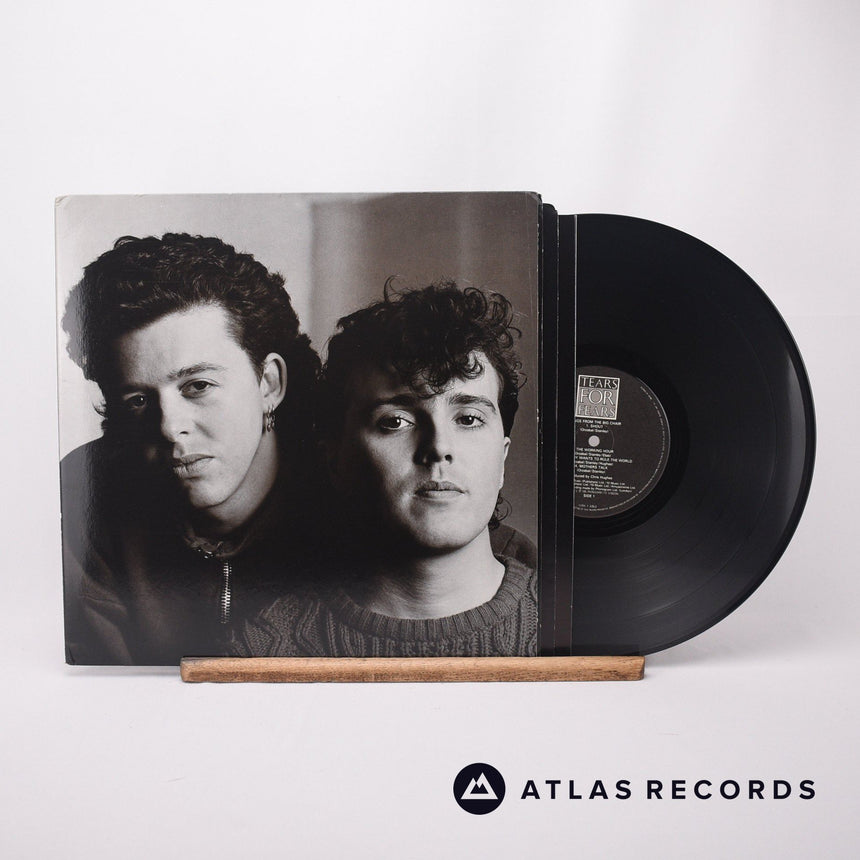 Tears For Fears Songs From The Big Chair LP Vinyl Record - Front Cover & Record