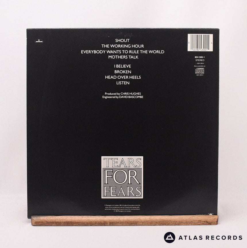 Tears For Fears - Songs From The Big Chair - 1Y2 2Y1 LP Vinyl Record - EX/EX