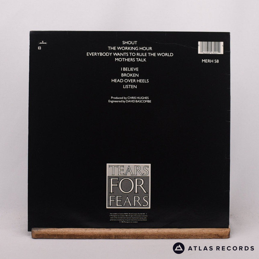 Tears For Fears - Songs From The Big Chair - A//1 B//1 LP Vinyl Record - EX/EX