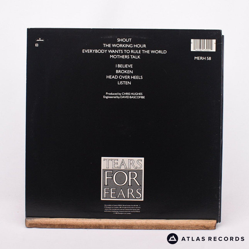 Tears For Fears - Songs From The Big Chair - A//1 B//1 LP Vinyl Record - EX/EX