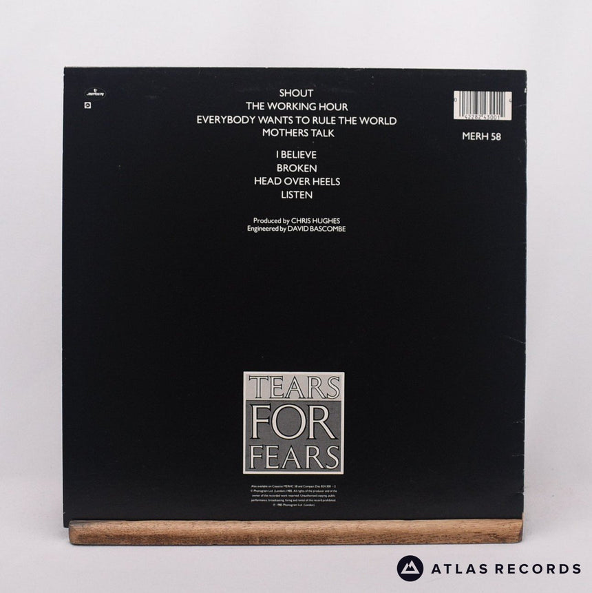 Tears For Fears - Songs From The Big Chair - A//1 B//3 LP Vinyl Record - EX/EX