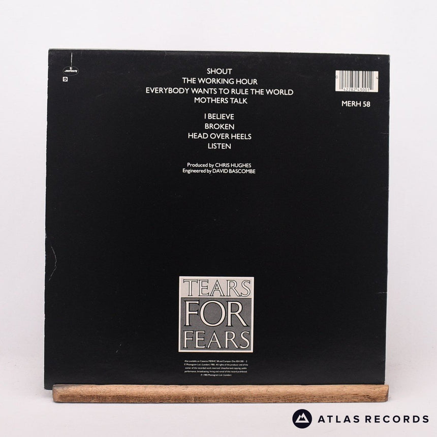 Tears For Fears - Songs From The Big Chair - A//1 B//2 LP Vinyl Record - VG+/VG+