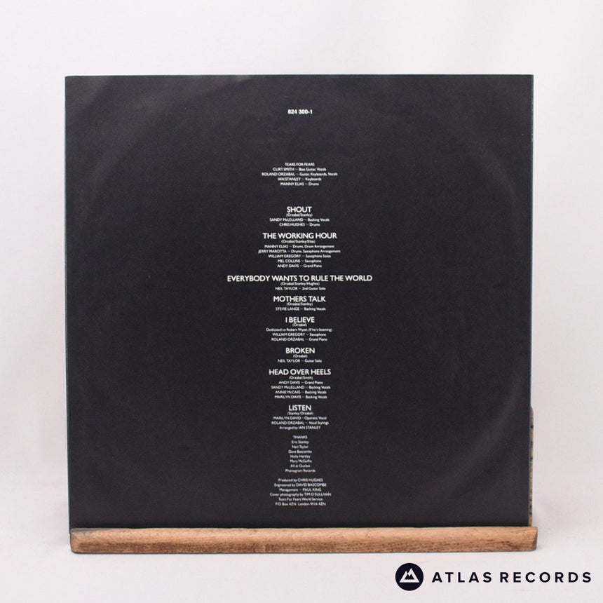 Tears For Fears - Songs From The Big Chair - 1Y2 2Y1 LP Vinyl Record - EX/EX